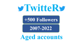 Twitter aged 2007-2024, +500 followers+ auth_token + firstmail included + 2FA