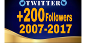 Twitter Old +200 Followers +2FA